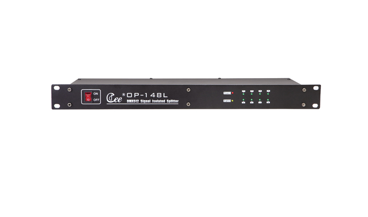 OP-148L  Wall hung/Hanging Type DMX512 Signal Splitter