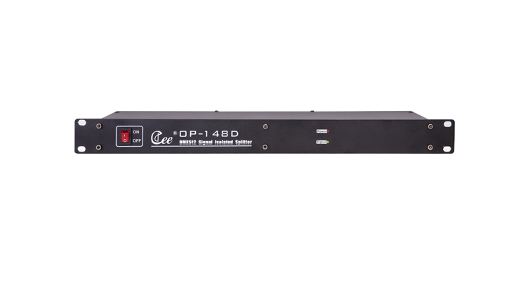 OP-148D  19 Inch Rack Type DMX512 Signal Splitter